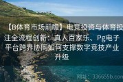 【B体育市场前瞻】电竞投资与体育投注全流程创新：真人百家乐、Pg电子平台跨界协同如何支撑数字竞技产业升级